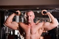 Bodybuilder training Royalty Free Stock Photo