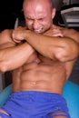 Bodybuilder training Royalty Free Stock Photo