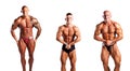 Bodybuilders posing Royalty Free Stock Photo