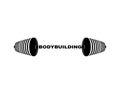 Bodybuilding barbell. Sports accessory. Royalty Free Stock Photo