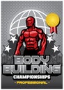 Bodybuilding contest poster