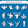 Bodybuilding Polygonal White