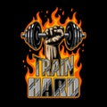 Bodybuilding motivation poster