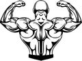 Bodybuilding and Powerlifting - vector.