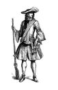 Bodyguard costume - 1687