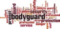 Bodyguard word cloud