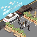 Bodyguards Isometric Background