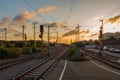 BOEBLINGEN,GERMANY - AUGUST 16,2019:Train station