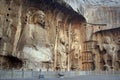 Boedha statues at Longmen caves in China