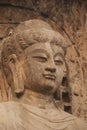 Boedha Vairocana at Fengxian Temple within the Longmen Caves Royalty Free Stock Photo