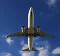 BOEING 737-800 airplane Royalty Free Stock Photo