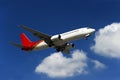 BOEING 737-800 airplane Royalty Free Stock Photo