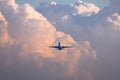 Boeing 737-800 Into The Cloud Royalty Free Stock Photo