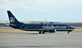 Boeing 737 Alaska Air Royalty Free Stock Photo