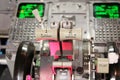 Boeing 737 flight deck Royalty Free Stock Photo