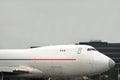 Boeing 747 cockpit closeup Royalty Free Stock Photo