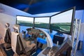 Boeing 787 Dreamliner flight simulator at Singapore Airshow 2014