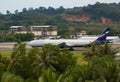 Boeing Aeroflot on the runway