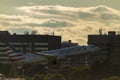 A Boeing 737-823 airplane operated by American Airlines has just taken off from Ronald Reagan National Airport.