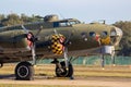 Boeing B-17 Flying Fortress US Air Force WW2 bomber plane Royalty Free Stock Photo