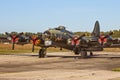 Boeing B-17 Flying Fortress US Air Force WW2 bomber plane onthe tarmac of Kleine-Brogel Airbase. Belgium - September 14, 2019