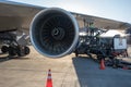 Boeing 747 from British Airways at Cape Town International Airport Royalty Free Stock Photo