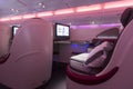 A380 Boeing Business Class plane interior