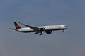 Air Canada Boeing 777-300 landing Royalty Free Stock Photo