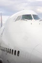 Boeing 747 cockpit Royalty Free Stock Photo