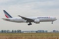 Boeing 777-228 ER operated by Air France on landing