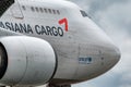 Boeing 747 Freighter Asiana Cargo Royalty Free Stock Photo