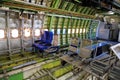 Boeing 747 interior stripped