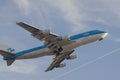 Boeing 747 just take off Royalty Free Stock Photo