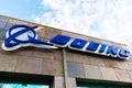 Boeing logo at Boeing HorizonX, Boeing NeXt, Aurora Flight Sciences office building