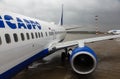 Boeing 737 makes landing passengers