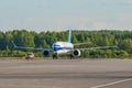 Boeing 737-8 max China southern, airport Pulkovo, Russia Saint-Petersburg. 02 June 2018. Royalty Free Stock Photo