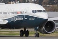 Boeing 737 MAX Conducting a Test Flight at BFI