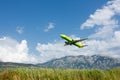 Boeing 737 Next Gen S7 Siberia Airlines taking off at Tivat Airport, Montenegro.