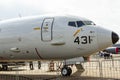 Boeing P-8 Poseidon Maritime Patrol Aircraft Reg 168431 Of United States Air Force On Display In Singapore Airshow.