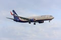 Aeroflot 737-800 Royalty Free Stock Photo