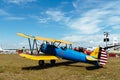 Boeing Stearman Kaydet aircraft during Air Show