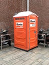 Boels rental bio-toilet Royalty Free Stock Photo