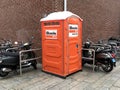 Boels rental bio-toilet Royalty Free Stock Photo