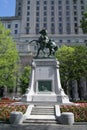 Boer War Memorial in Dorchester Square, Montreal, Canada Royalty Free Stock Photo