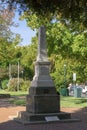 Boer War memorial, Narrandera, NSW, Australia Royalty Free Stock Photo