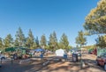 Boeremark, a flea market operating every Saturday in Langenhovenpark, Bloemfontein Royalty Free Stock Photo