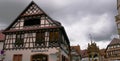 Boersch, typical Alsatian village in France Royalty Free Stock Photo