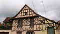 Boersch, typical Alsatian village in France Royalty Free Stock Photo