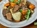 French Boeuf Bourguignon Royalty Free Stock Photo