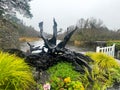 Bog Oak Sculpture called The Cong Bird by Ronnie Graham